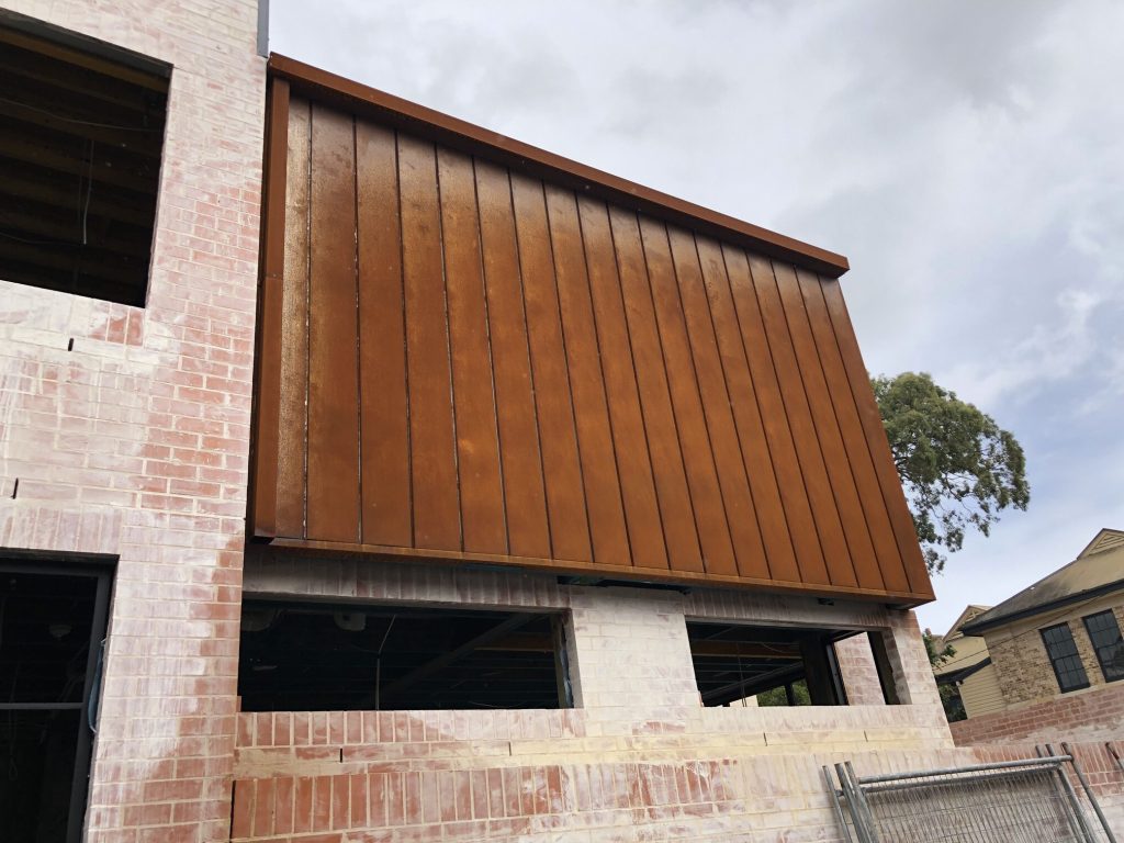 Scott Metal Roofing Corten Cladding 5